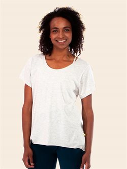 Økolgisk yoga t-shirt fra Yogamii i off white