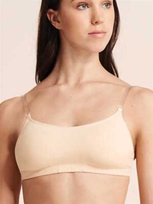 Nude bh top m.puder til gymnastik Capezio