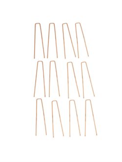 Super gode 6,5 cm blonde hårnåle der holder i dit hår