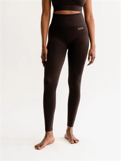 Mørkebrune seamless leggings fra Drop of mindfulness