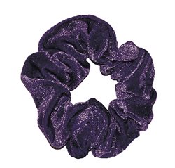 Scrunchie mørkelilla velour 
