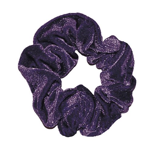 Scrunchie mørkelilla velour 