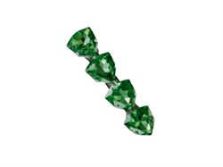 Clic clac hårspænde i lilla med små og store sten