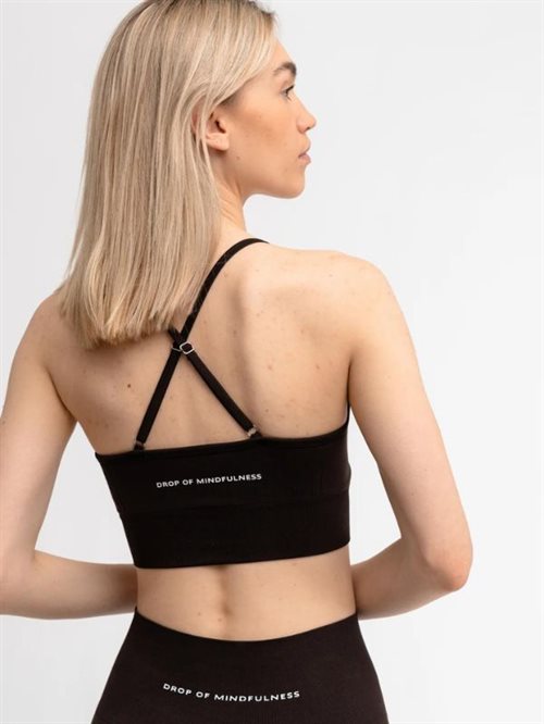 Mørkebrun seamless bh top fra Drop of mindfulness
