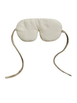 AYÛ råhvid sovemaske i 100% silke