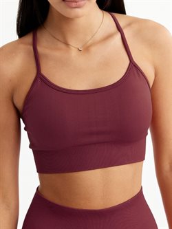 Mørkerød Signature seamless bh top fra Drop of mindfulness