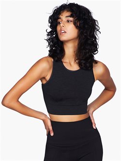 Sort top seamless til yoga og pilates fra Moonchild