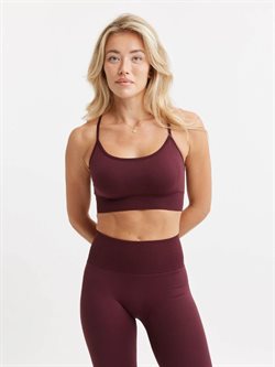 Bordeaux rød Signature seamless bh top fra Drop of mindfulness