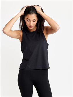 Sort løs tank top fra Drop of Mindfullness