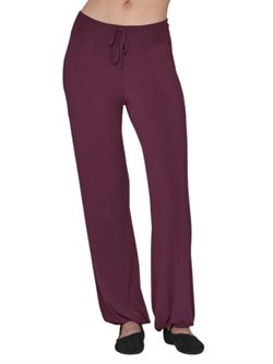 Blommefarvet blød viscose buks til yoga fra TempsDanse