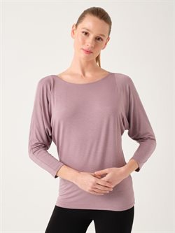 Gammelrosa bluse fra Tempsdanse i bambus-viscose